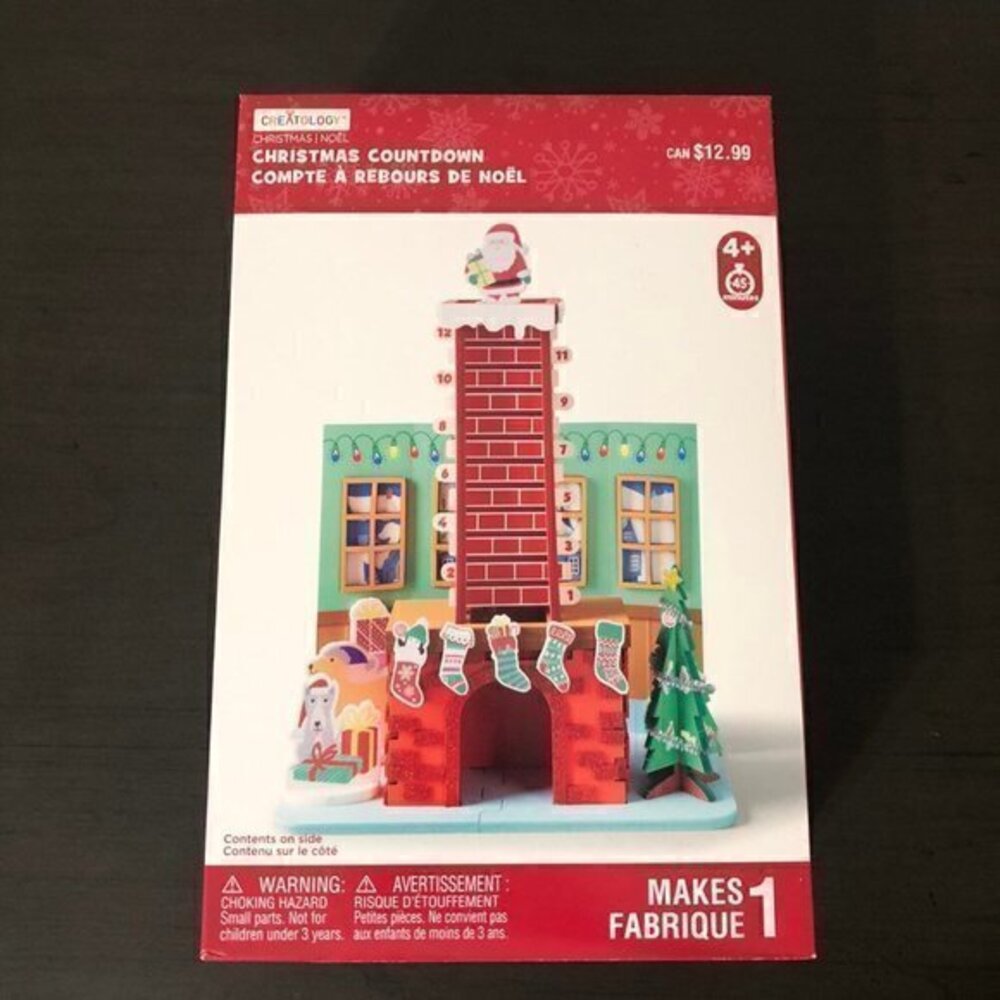 Creatology Christmas Countdown Craft
